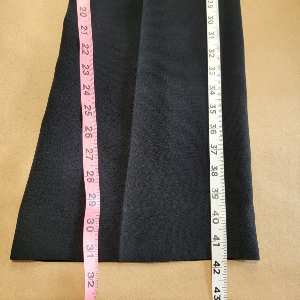 Tahari ASL Size 10 Black w/ White Trim Trouser Dress Pants Gently Used Condition - Picture 10 of 13